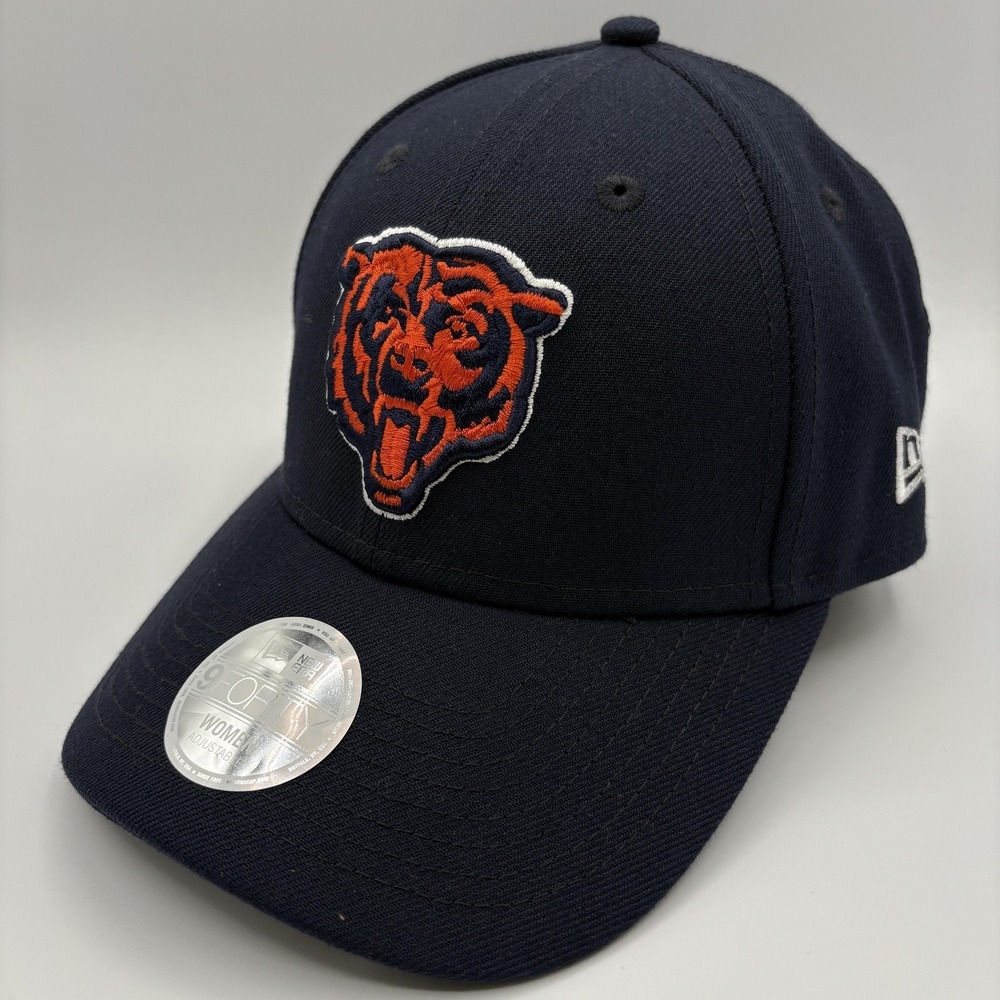 Chicago Bears Womens Hat New Era Cap 9FORTY One Size Blue NFL Football NEW